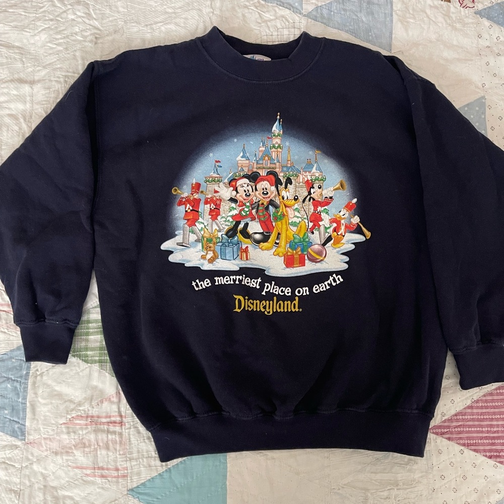 Vintage Disneyland Disney resort Christmas crewneck sweatshirt
